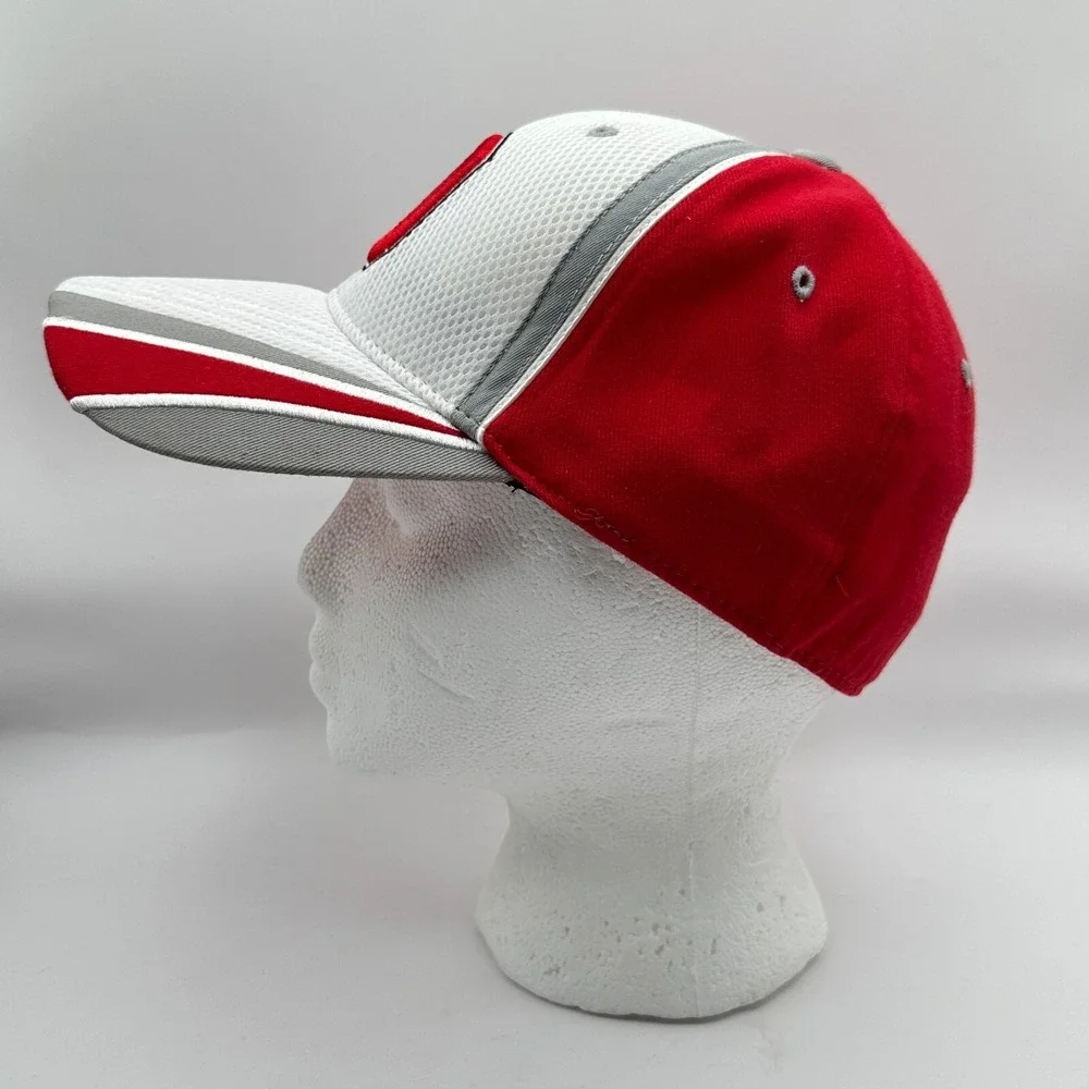 Ohio State Buckeyes Top Of The‎ World Baseball Cap Mens One Fit Red White Fitted
